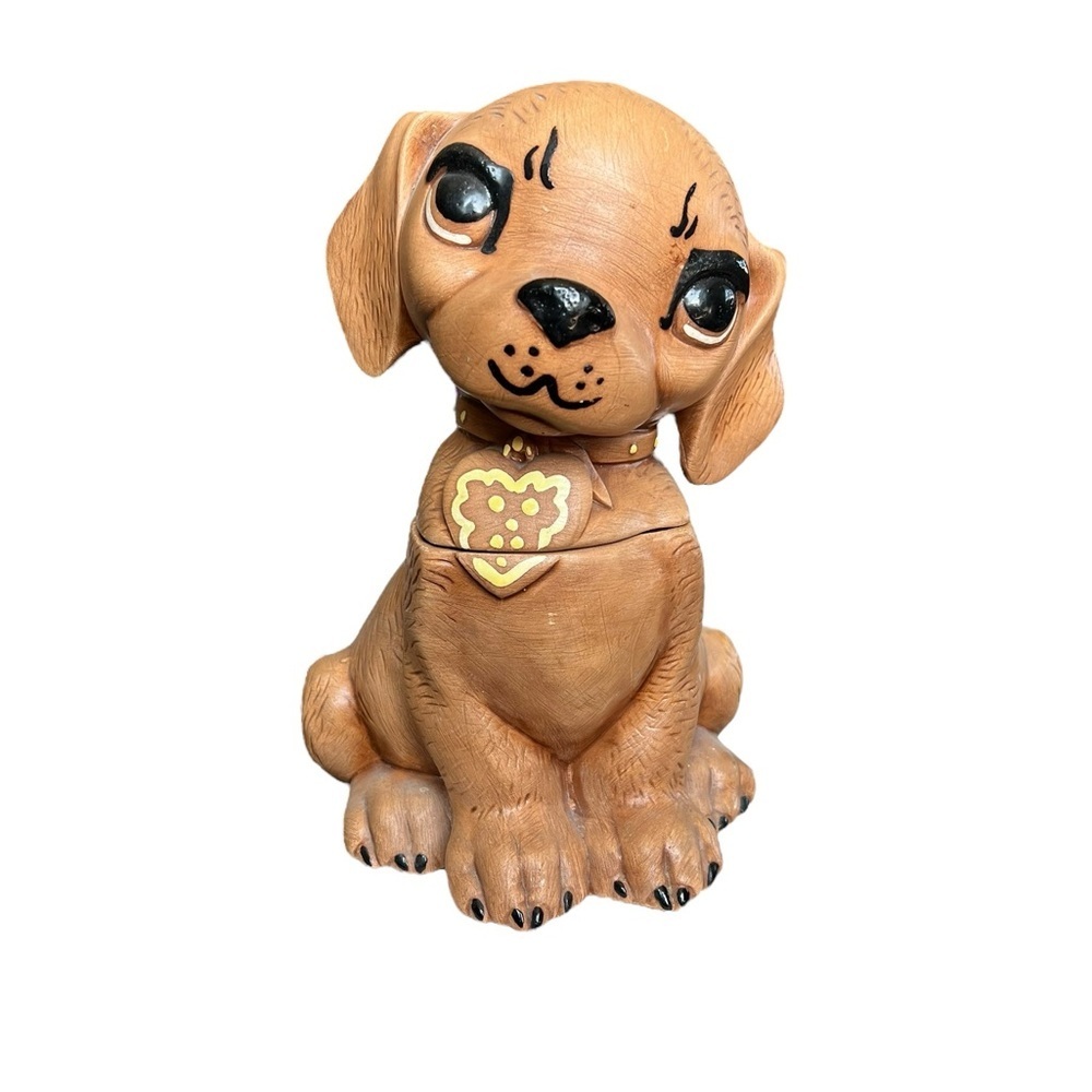 Vintage Deforest of California Sweet Puppy Dog Ceramic Cookie Jar